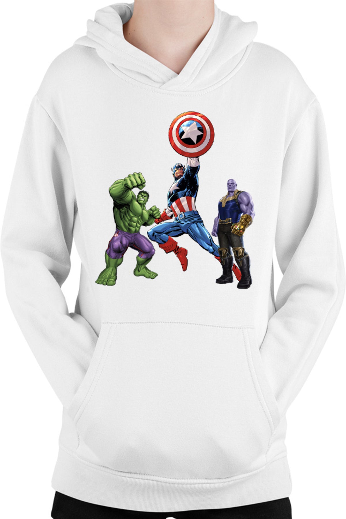 Hanorac copii Captain America Hulk Thanos Marvel Avangers Comics Cartoons