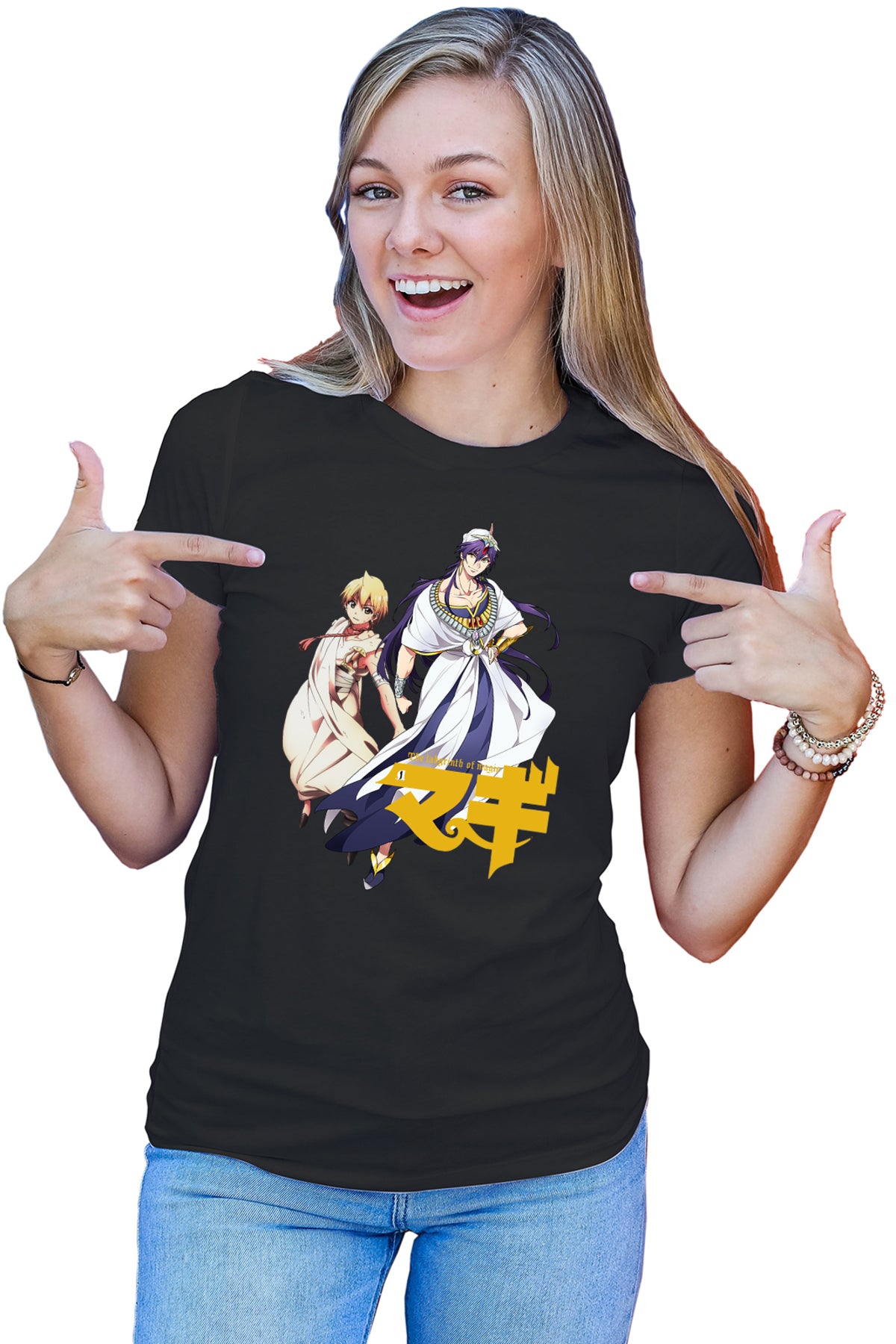 Tricou dama Magi The Labyrinth of Magic Alibaba Sinbad Japan