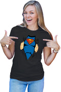 Tricou dama Superman Clark Kent Pop Hero Men of Steel