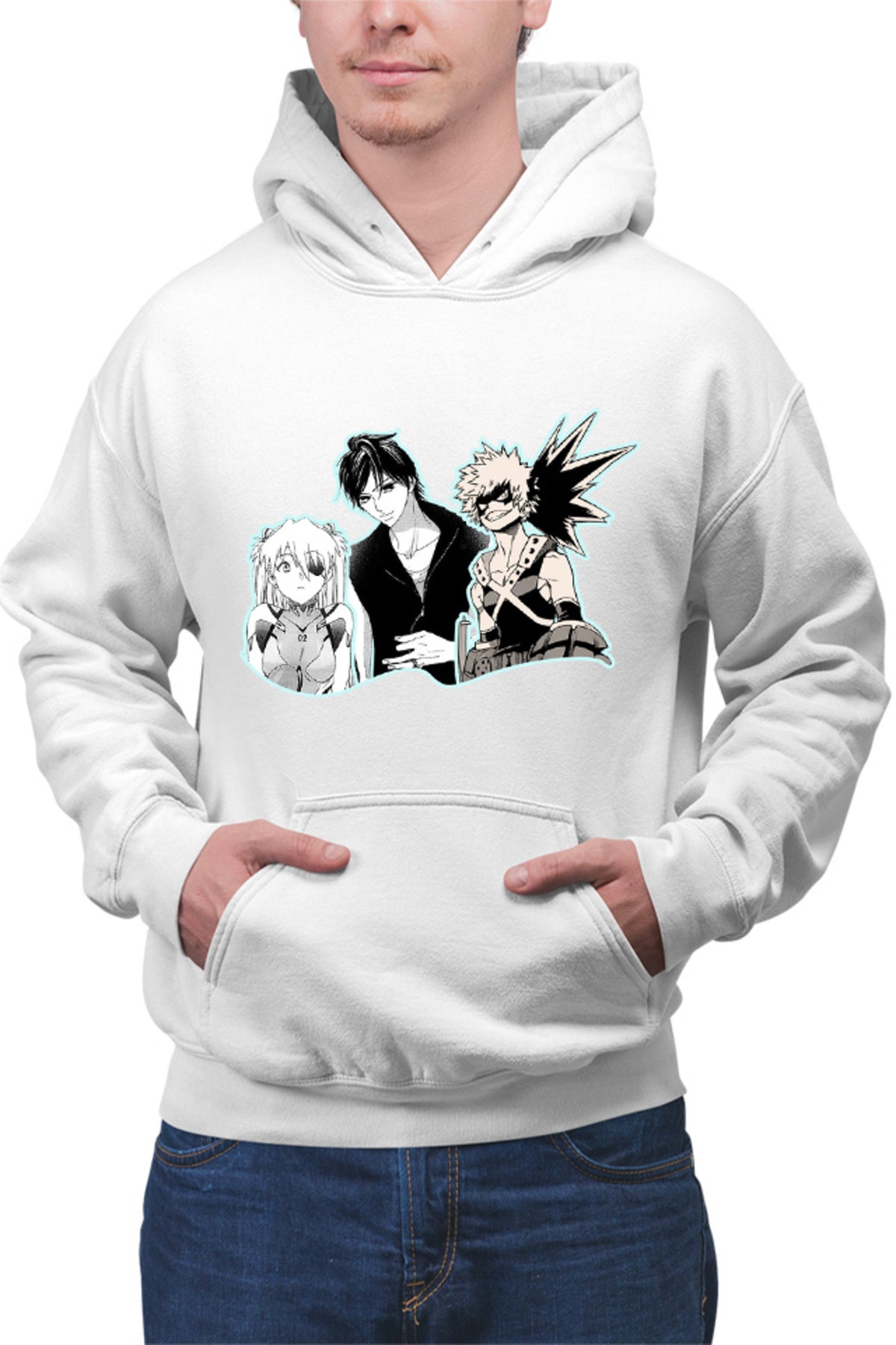 Hanorac barbati LDK Neon Genesis Evanghelion My Hero Academia
