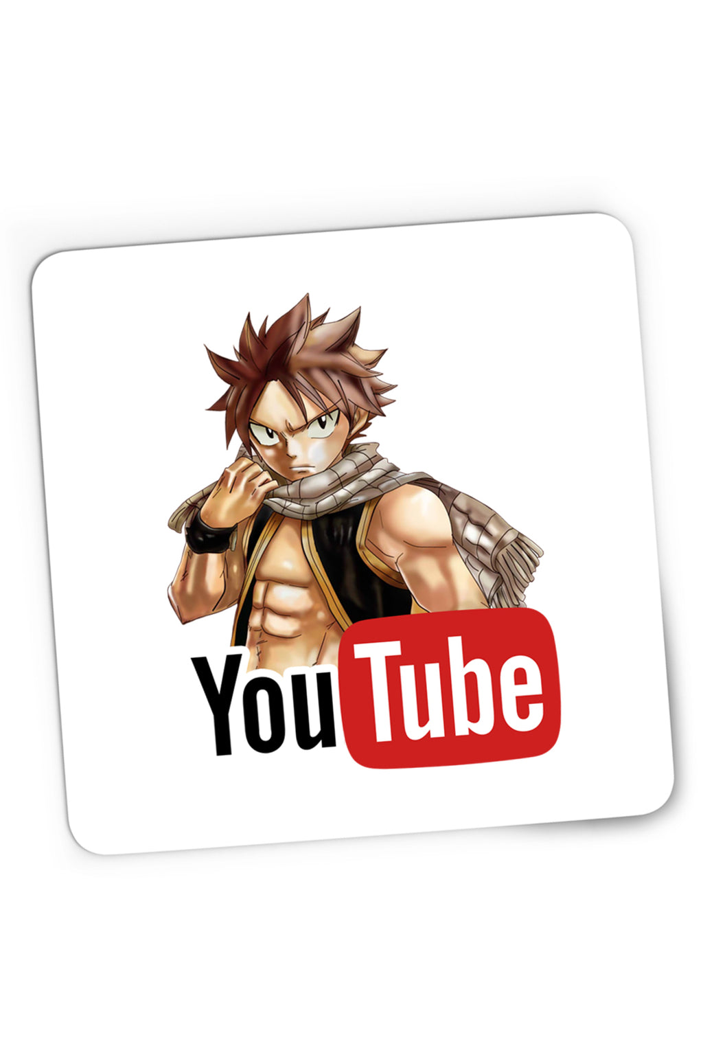 Mousepad Gaming Fairy Tail Youtube Creator Duplo Natsu, 21x19 cm