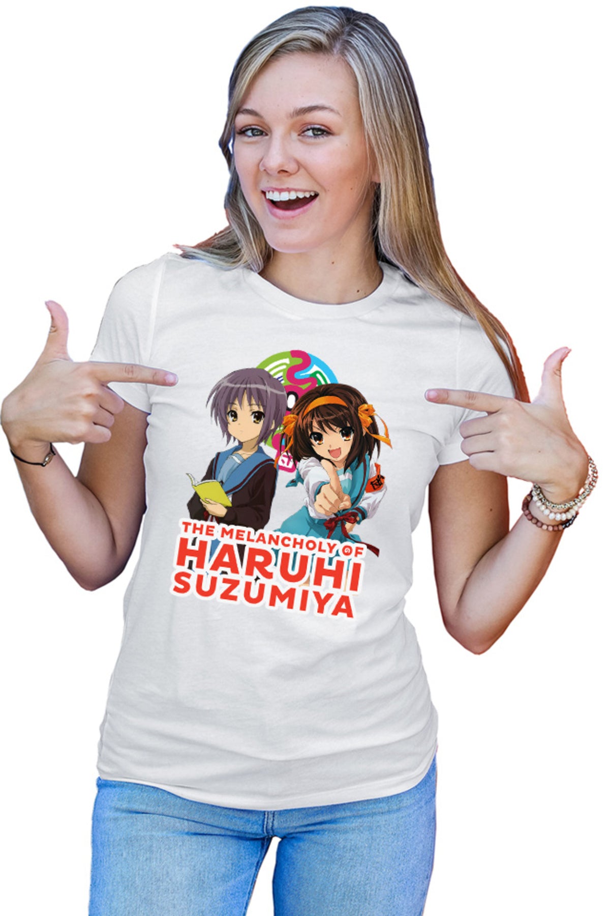 Tricou dama Haruhi Suzumiya Yuki Book Read Sci-fi Cosplay Costume