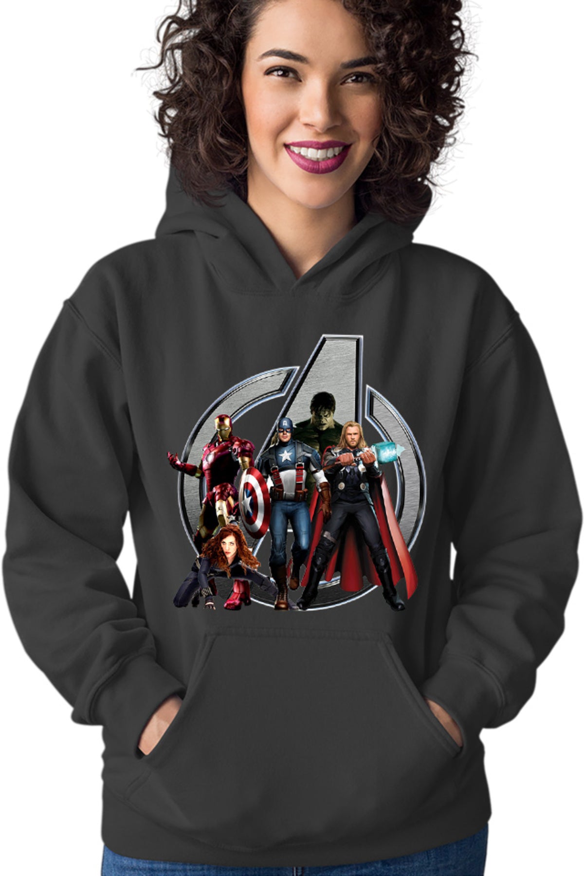Hanorac dama Thor Avangers Hulk Iron Man Captain America Allience Heroes