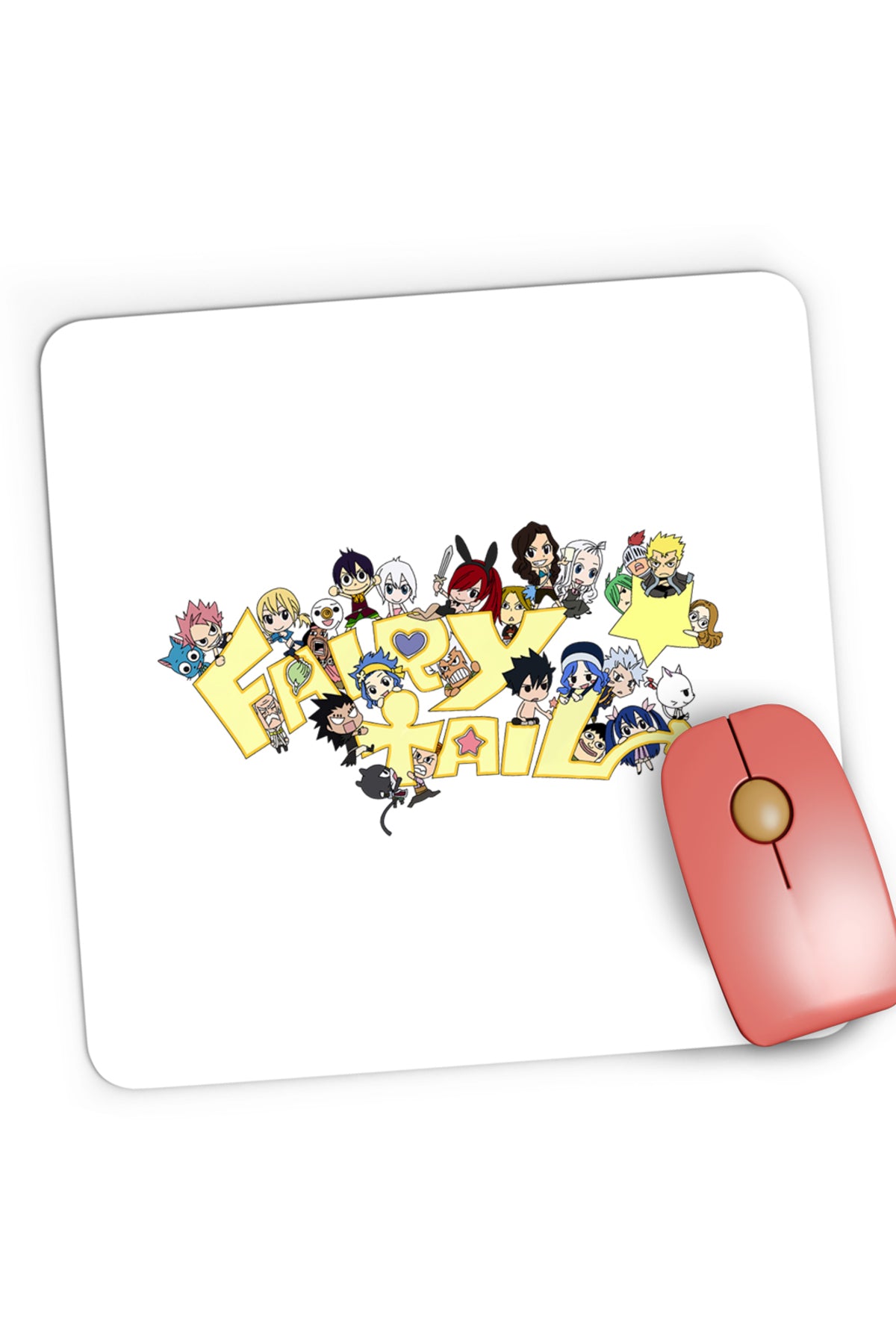 Mousepad Gaming Fairy Tail Natsu Dragneel All Dragons, 21x19 cm