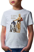 Tricou copii Star Wars Robots BB8 S3PO Droid