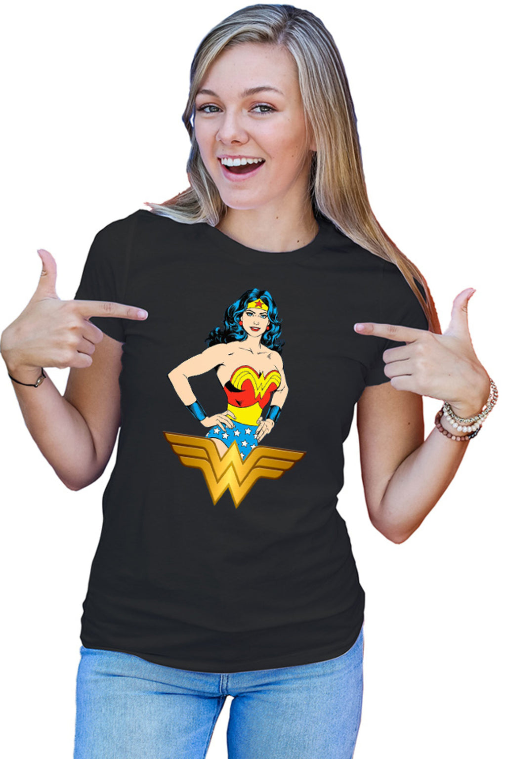 Tricou dama Wonder Woman Symbol Adventure Help Psychology