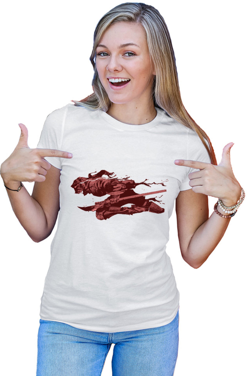 Tricou dama Goblin Slayer Axe Weapons Silver Order Adventurer Guild