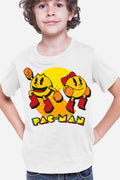 Tricou copii Pac Man Woman Logo Eat Game
