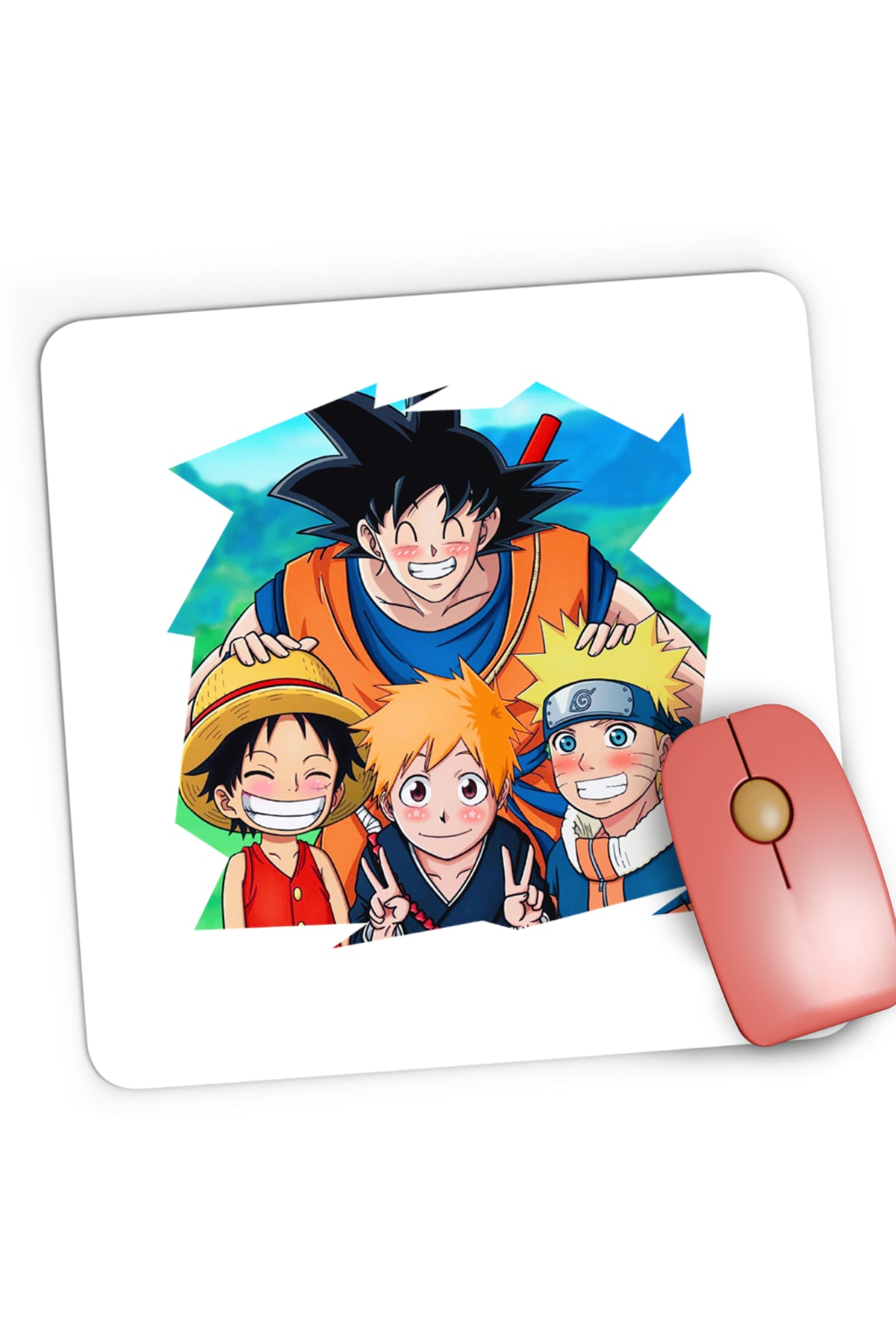 Mousepad Gaming Bleach Dragon Ball Z One Piece Animekage Naruto, 21x19 cm
