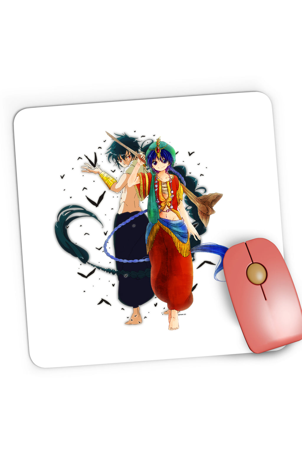Mousepad Gaming Magi The Labyrinth of Magic Aladin Anime Kage, 21x19 cm