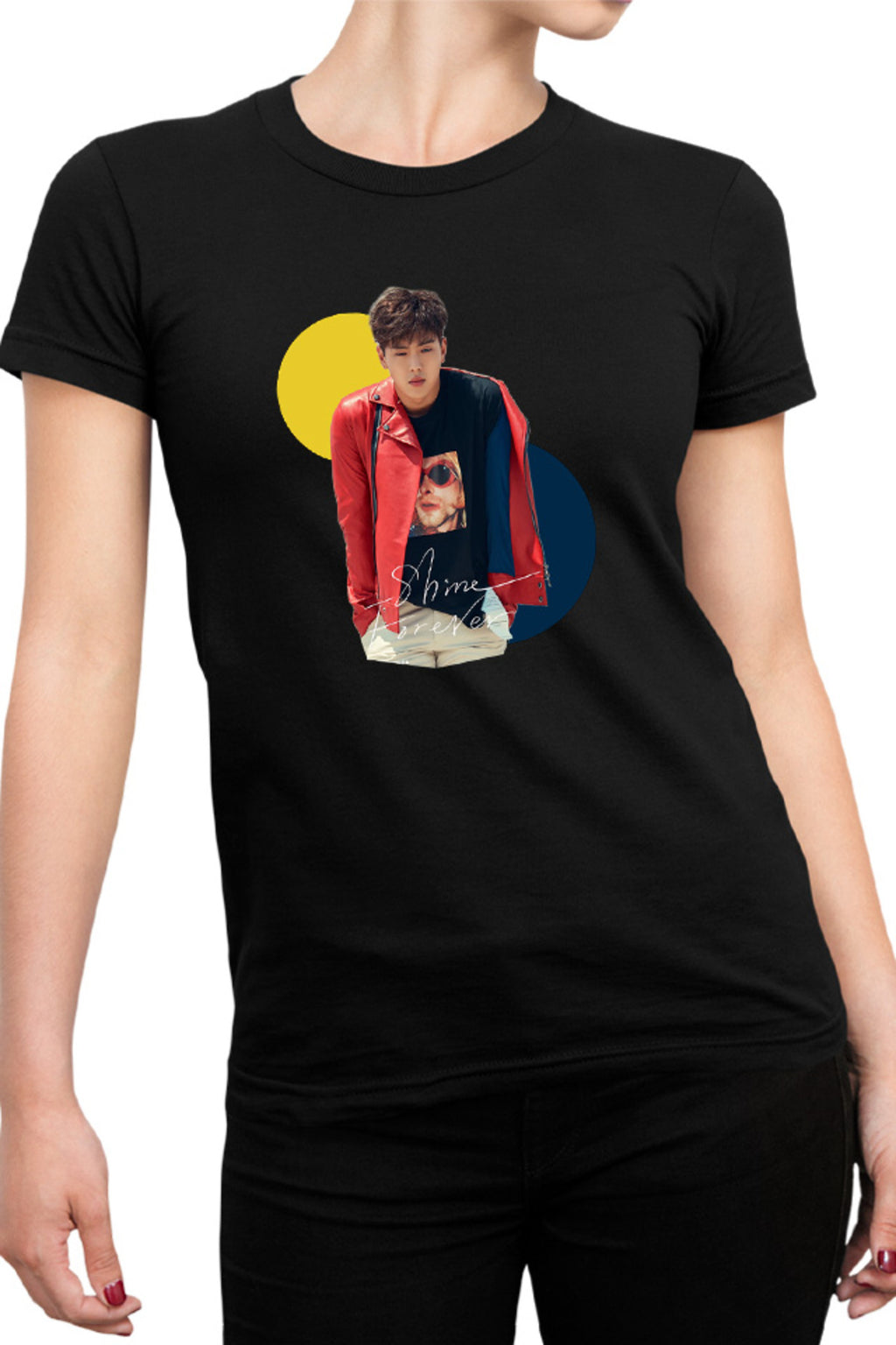 Tricou dama MonstaX Shine Forever Cold Weather Idol K-Pop Origins