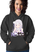 Hanorac dama Re Zero Emilia Neko Magic Princess Otaku Isekai