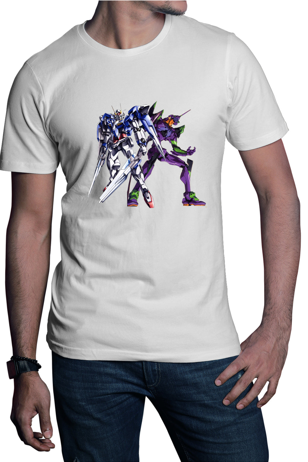 Tricou barbati dam Robot Blue Eva Kakalot