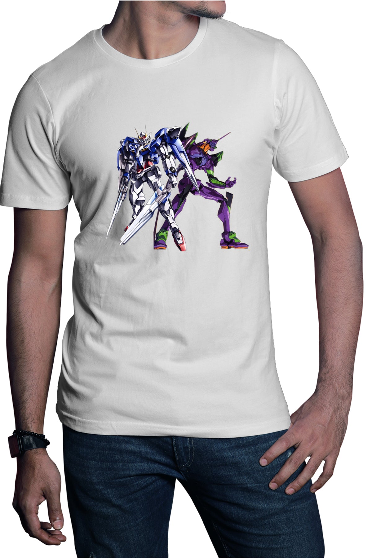 Tricou barbati dam Robot Blue Eva Kakalot
