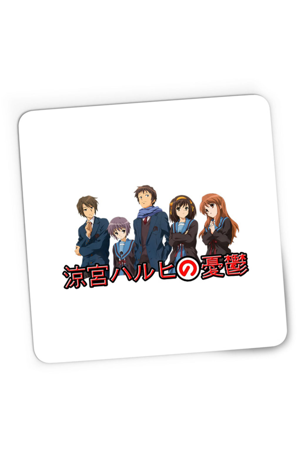Mousepad Gaming Haruhi Suzumiya Yuki Itsuki Kyon Mitsuru School Slice of Life, 21x19 cm
