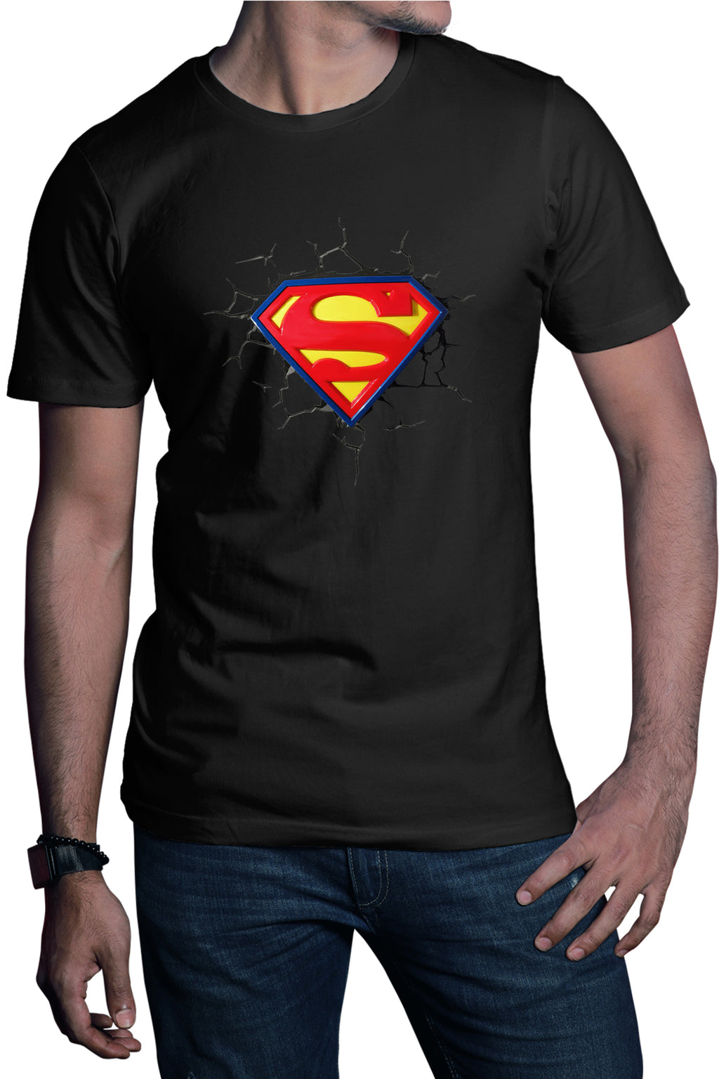 Tricou barbati Superman Logo Emblem Erou Legendar