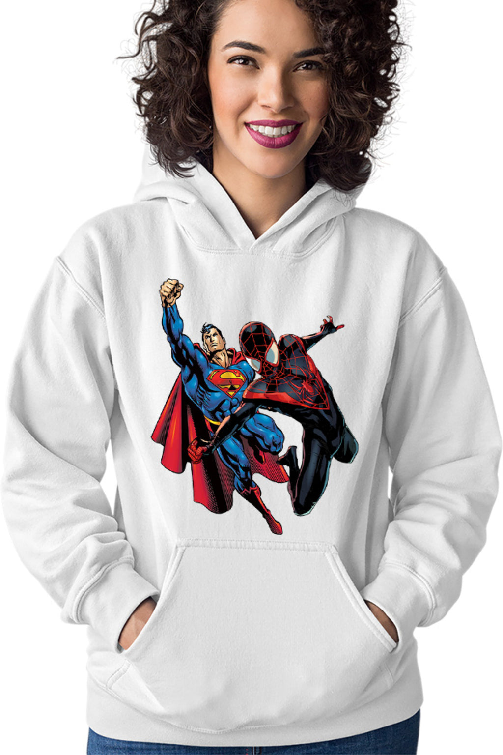 Hanorac dama Spiderman Superman Mission Venom