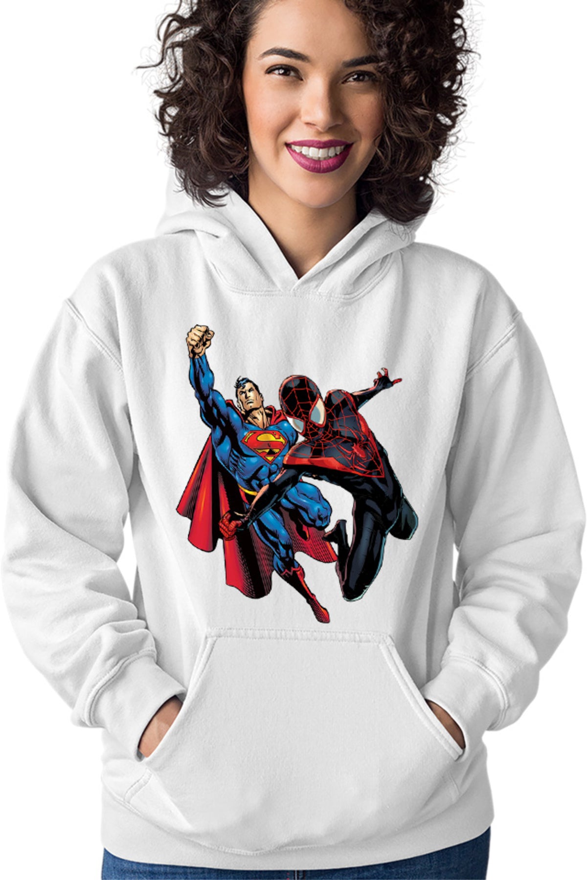 Hanorac dama Spiderman Superman Mission Venom