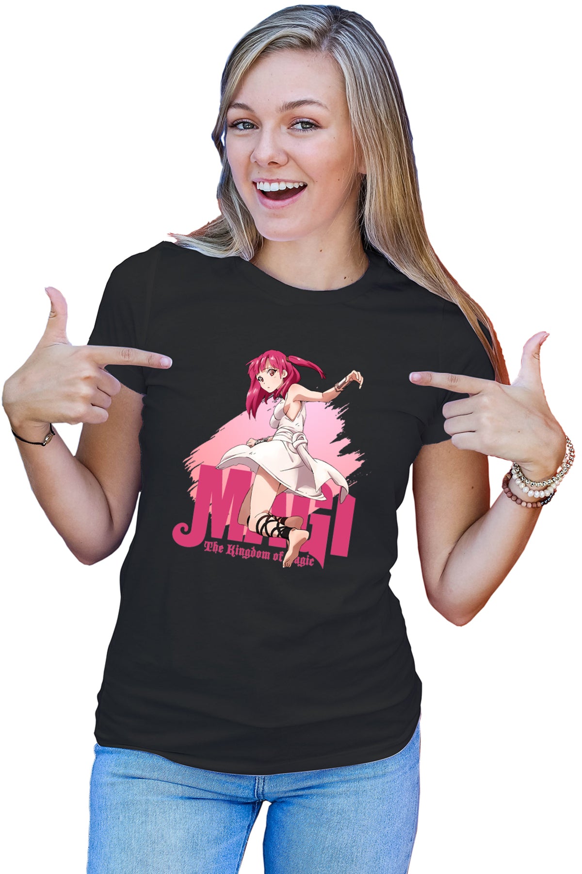 Tricou dama Magi The Labyrinth of Magic Aternos Jump Portal