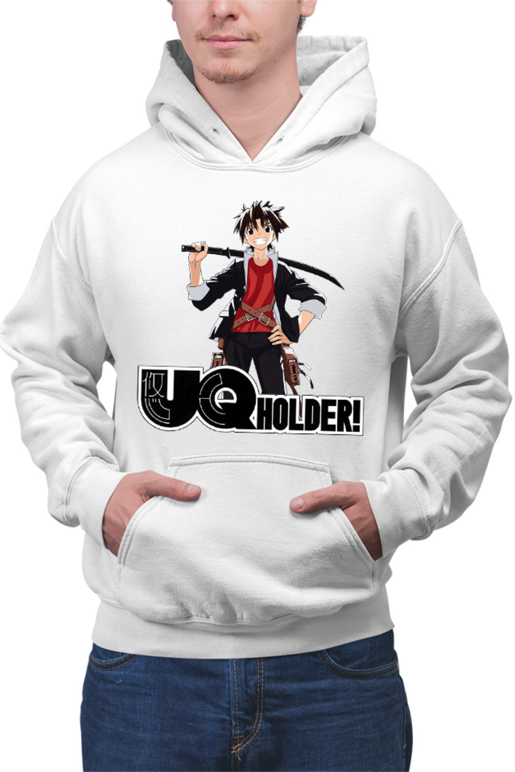 Hanorac barbati UQ Holder Touta Anime Comedy Manga Trap