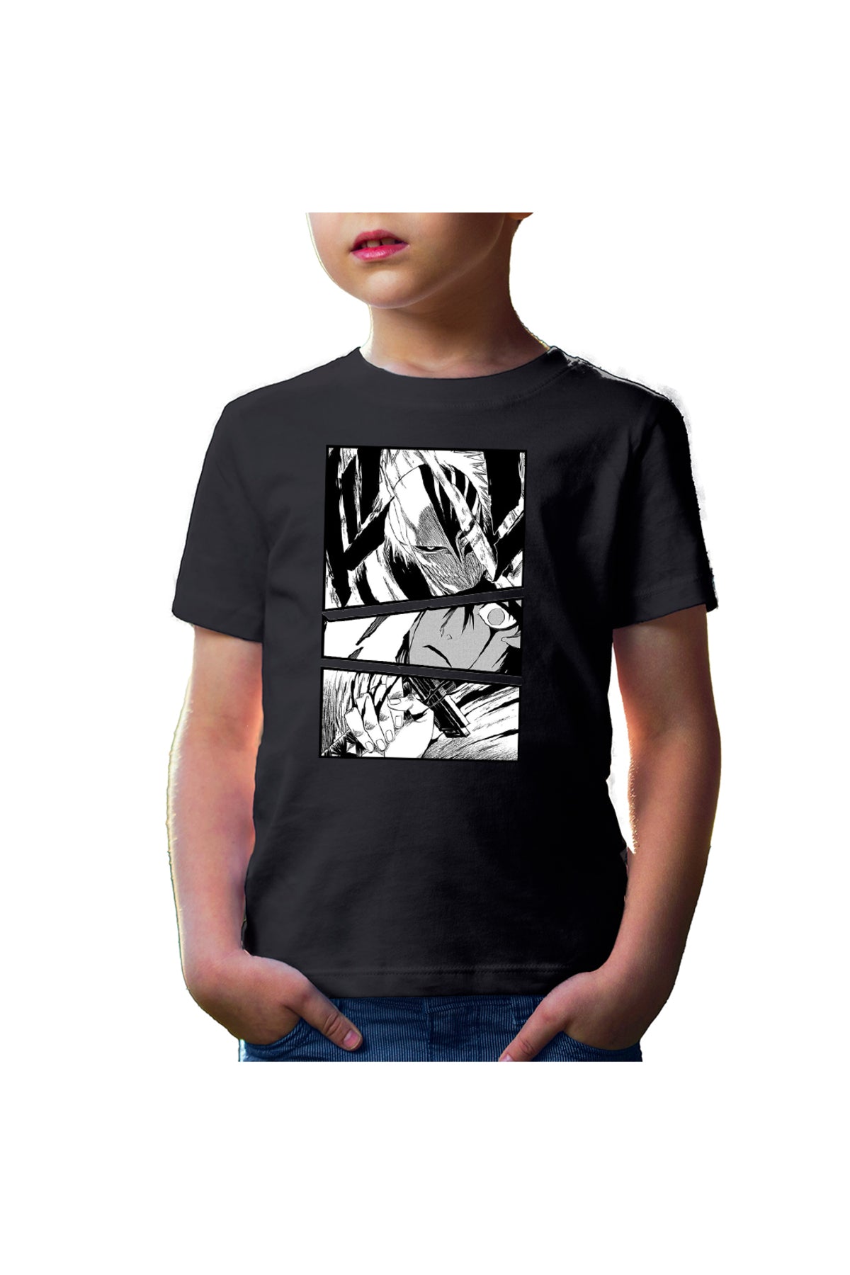 Tricou copii Bleach Ichigo Kurosaki Rukia Psiho