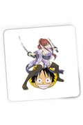 Mousepad Gaming Fairy Tail Erza Scarlet One Piece Luffy Anime Couple, 21x19 cm