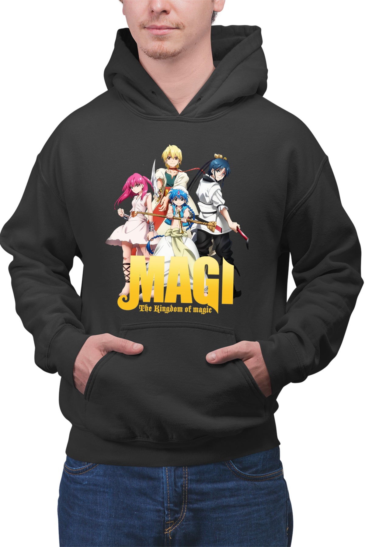 Hanorac barbati Magi The Labyrinth of Magic Protagonists Group Poster Pose