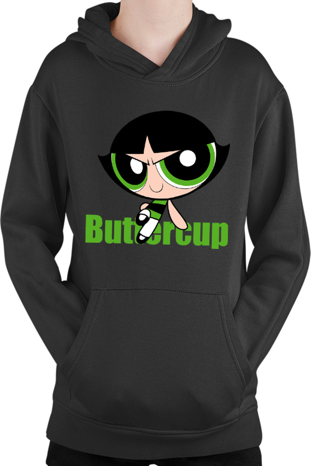 Hanorac copii The Powerpuff Girls Buttercup Tomboy Strong