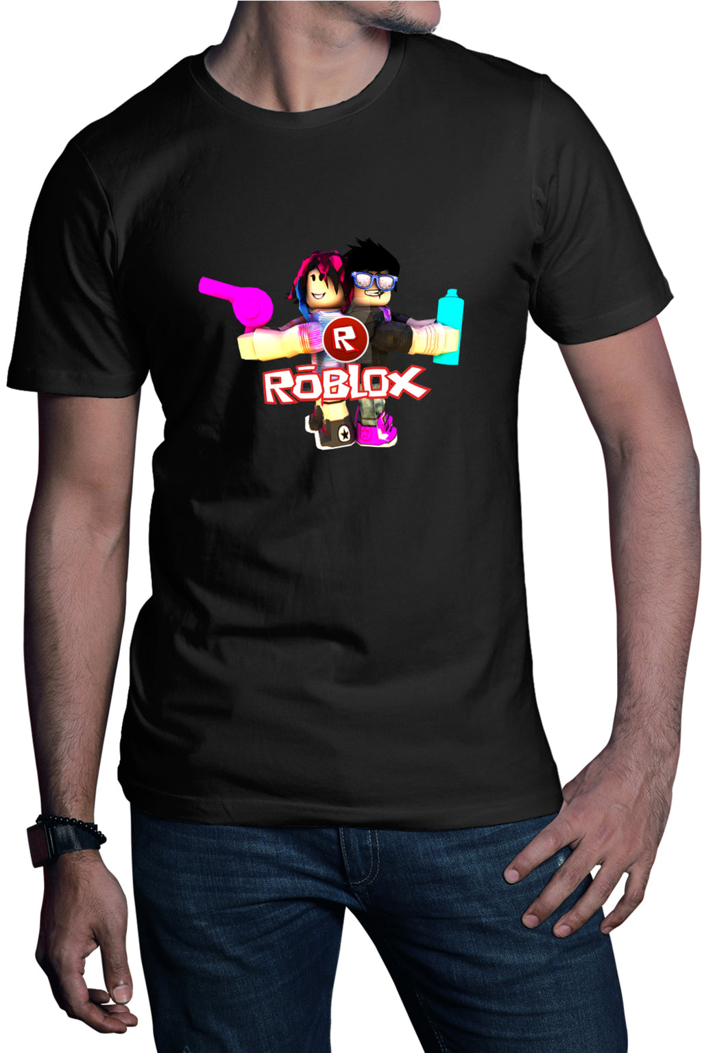 Tricou barbati Roblox Avatar Hero Player Robux