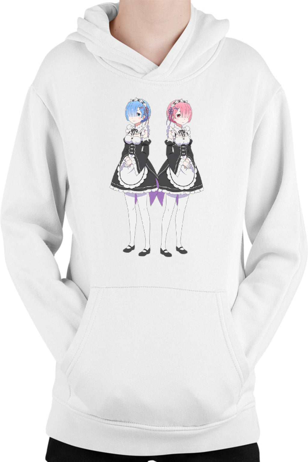 Hanorac copii Re Zero REM RAM Demon Siblings Horns Power Tribe