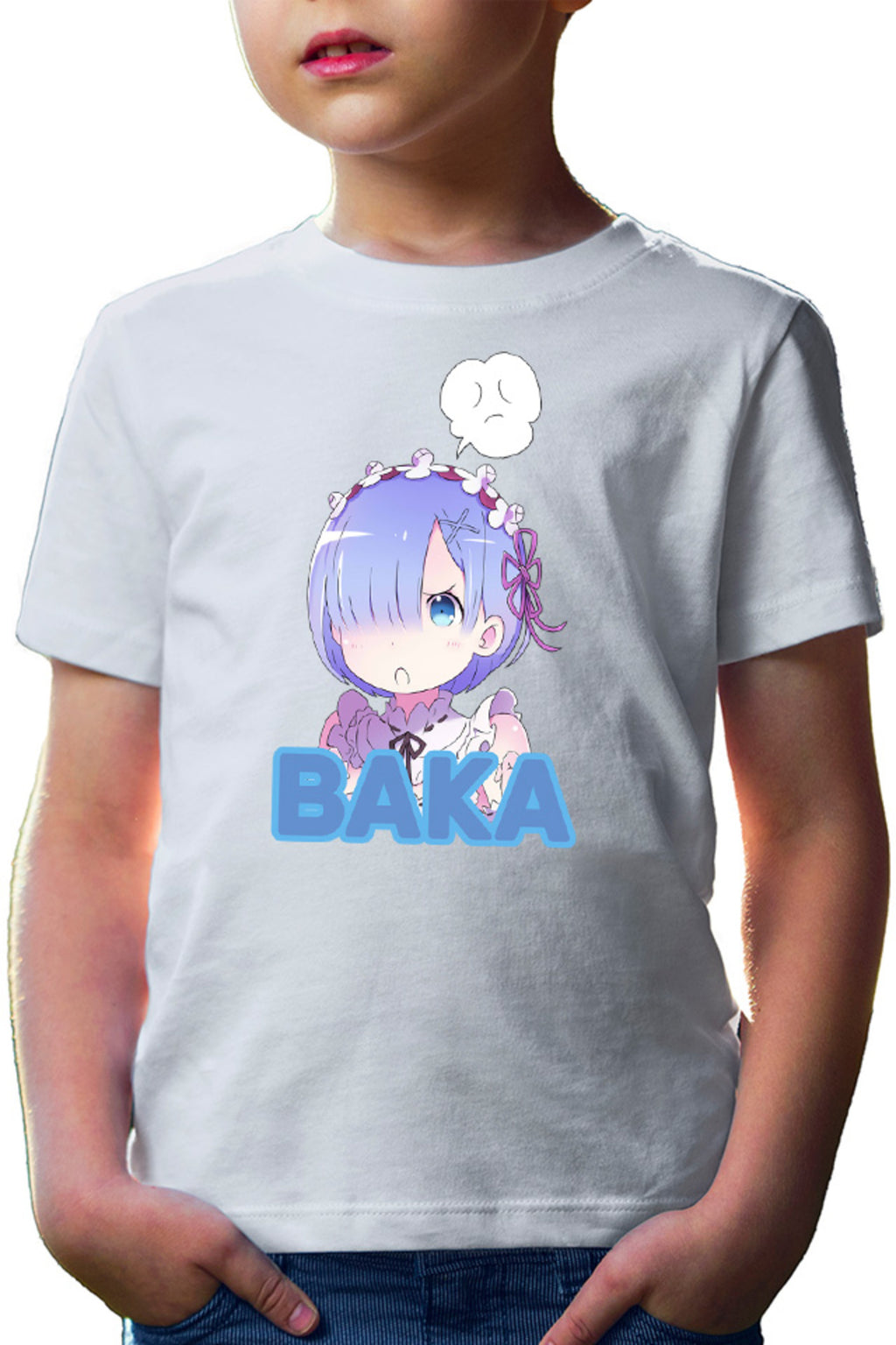 Tricou copii Re Zero REM Baka Tappei Nagatsuki Isekai Light Novel