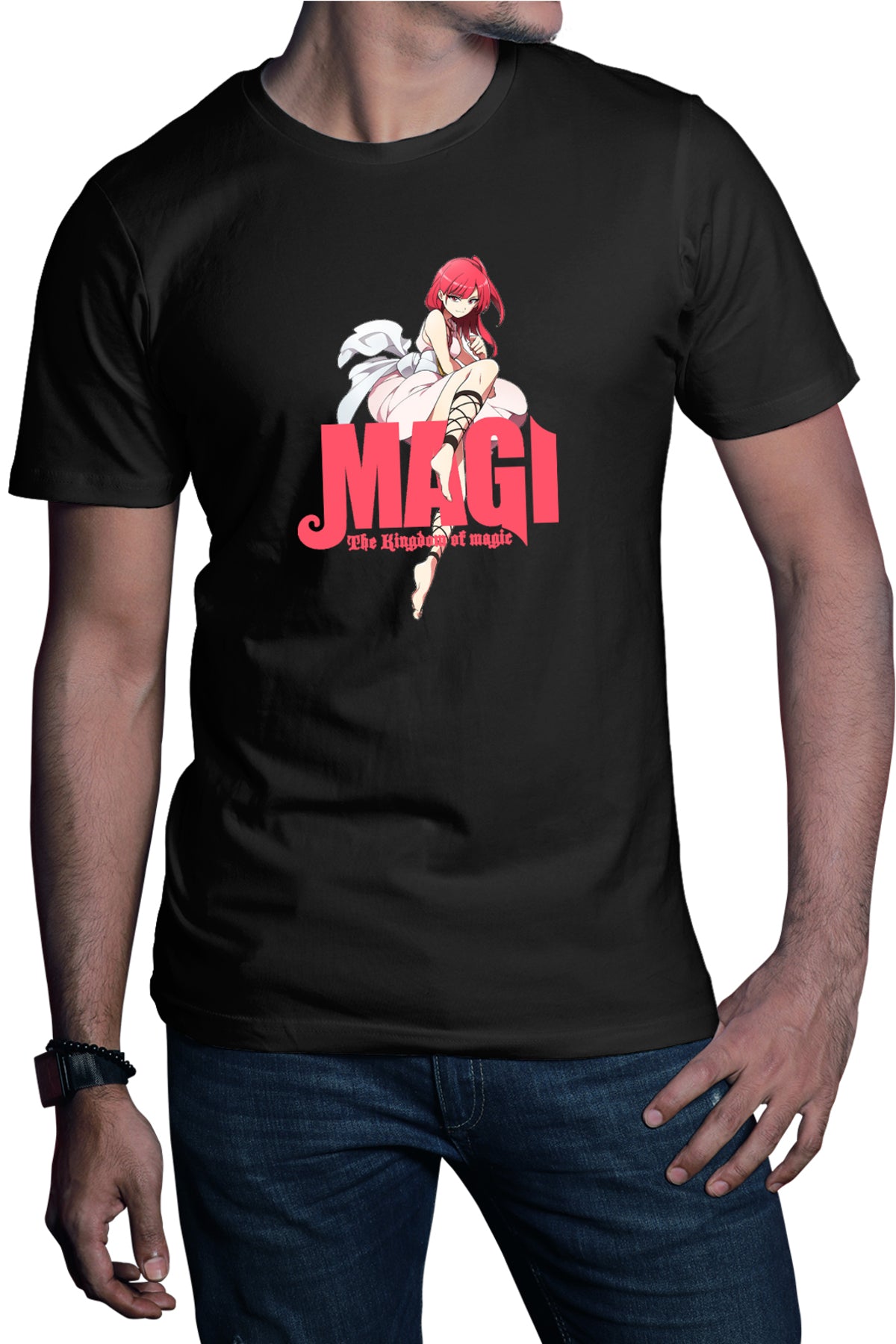 Tricou barbati Magi The Labyrinth of Magic Morgiana Fight Jump