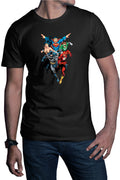 Tricou barbati The Flash Superman Batman Wonder Women