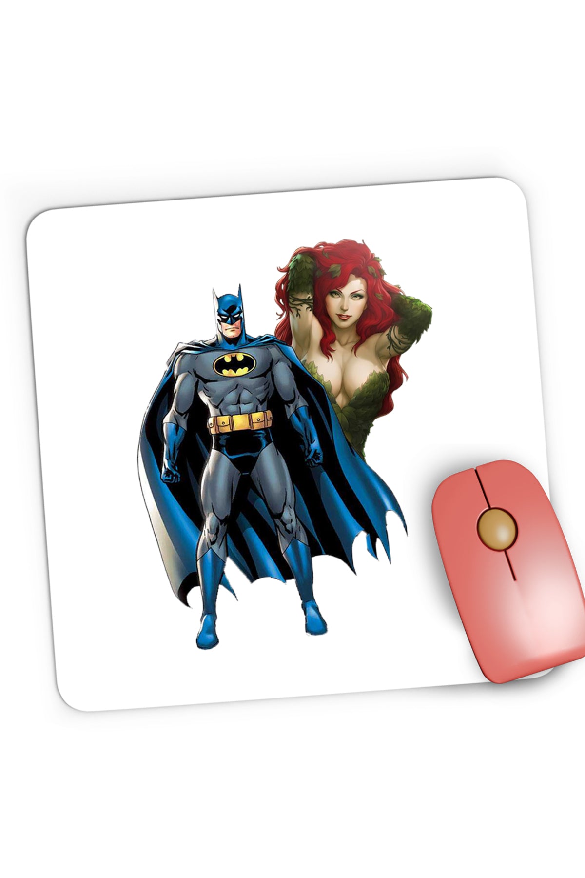 Mousepad Gaming Batman Catwoman Maggie Geha Poison Ivy, 21x19 cm