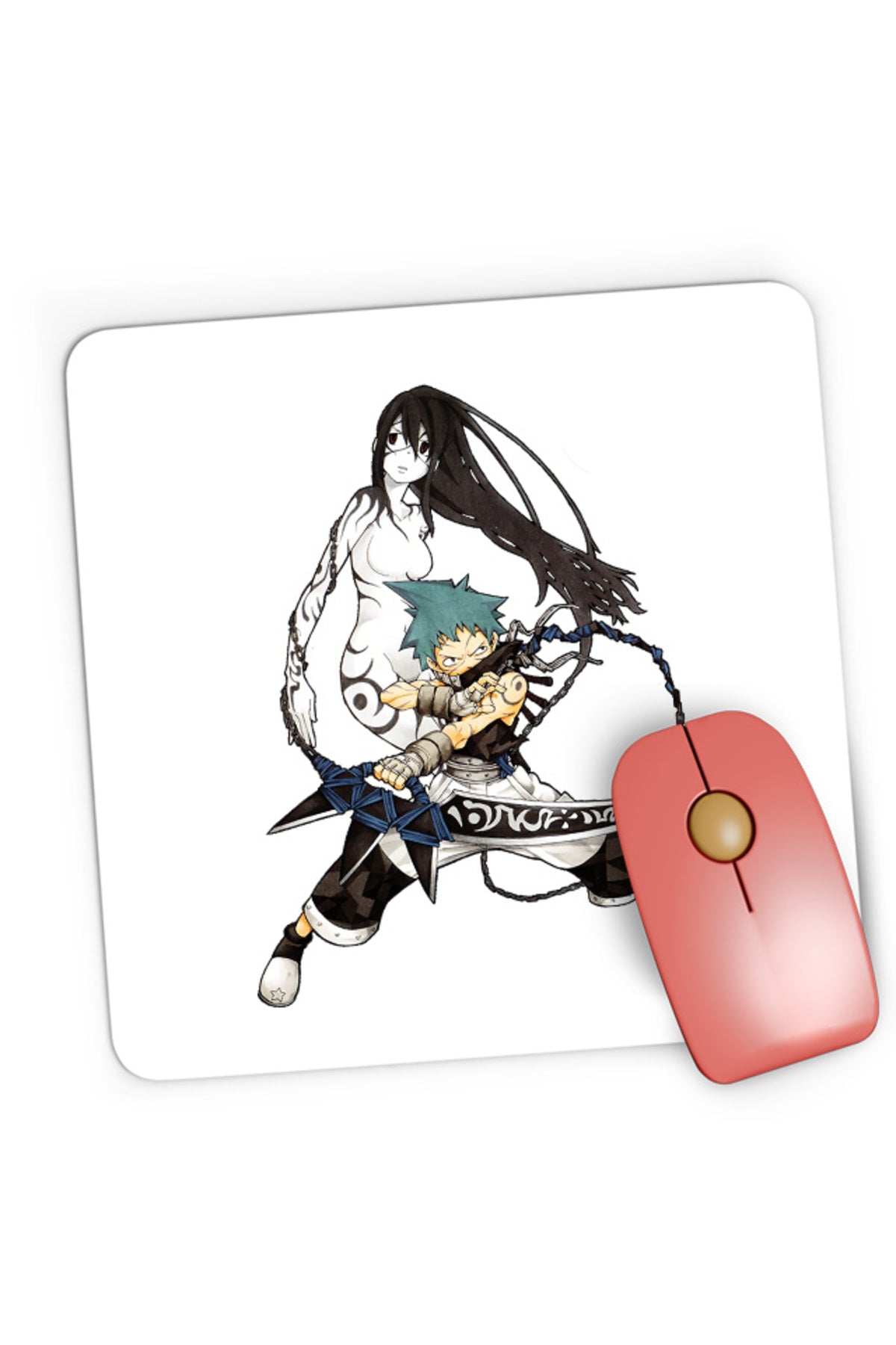 Mousepad Gaming Soul Eater Black Star Weapon Master Soul, 21x19 cm