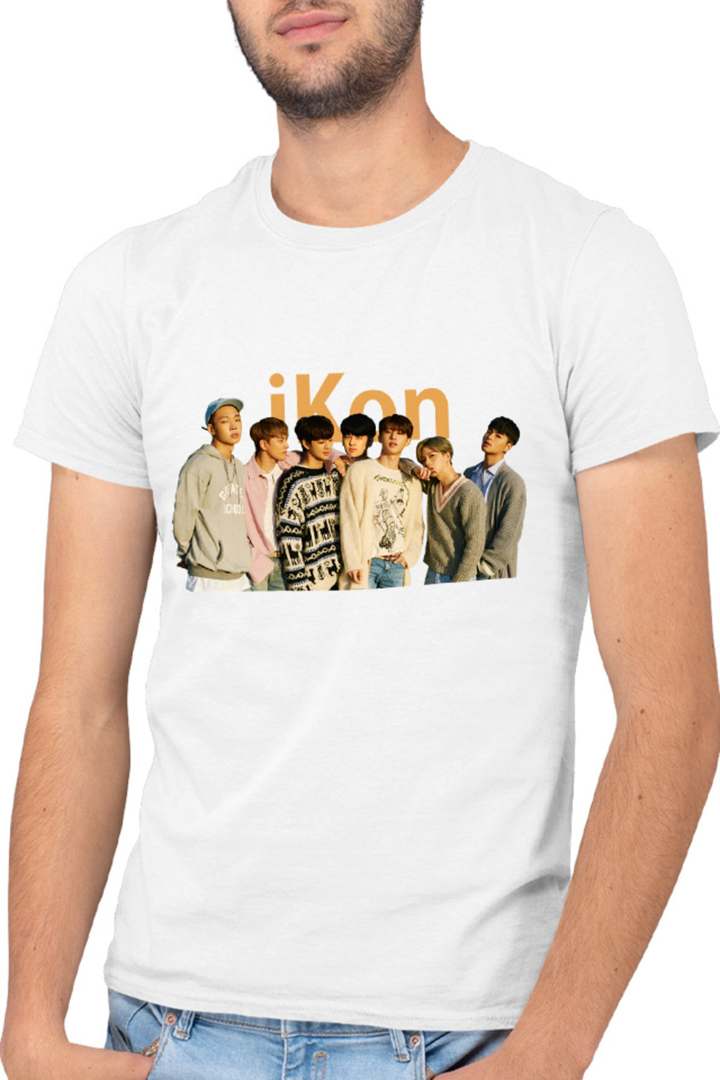 Tricou barbati iKon Group Western Outfit Era ComeBack Live Stage Concert