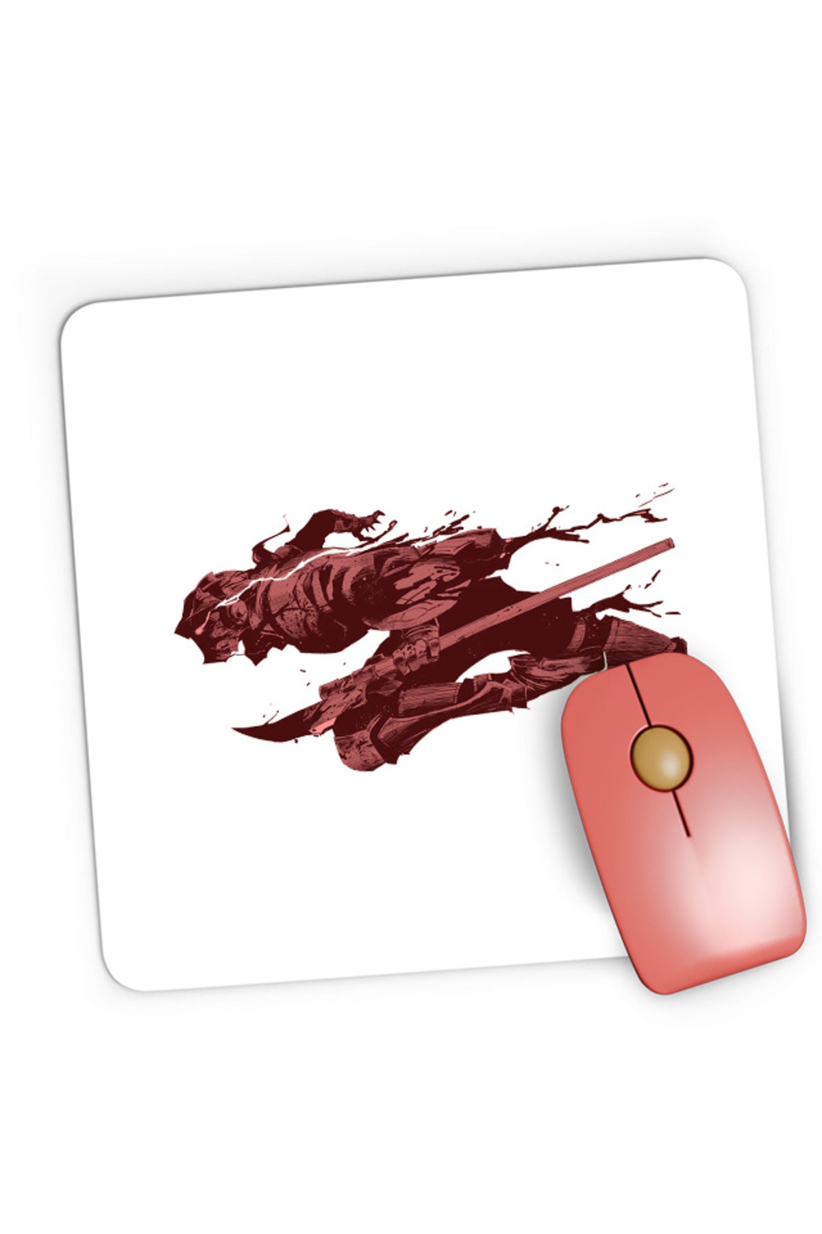 Mousepad Gaming Goblin Slayer Axe Weapons Silver Order Adventurer Guild, 21x19 cm