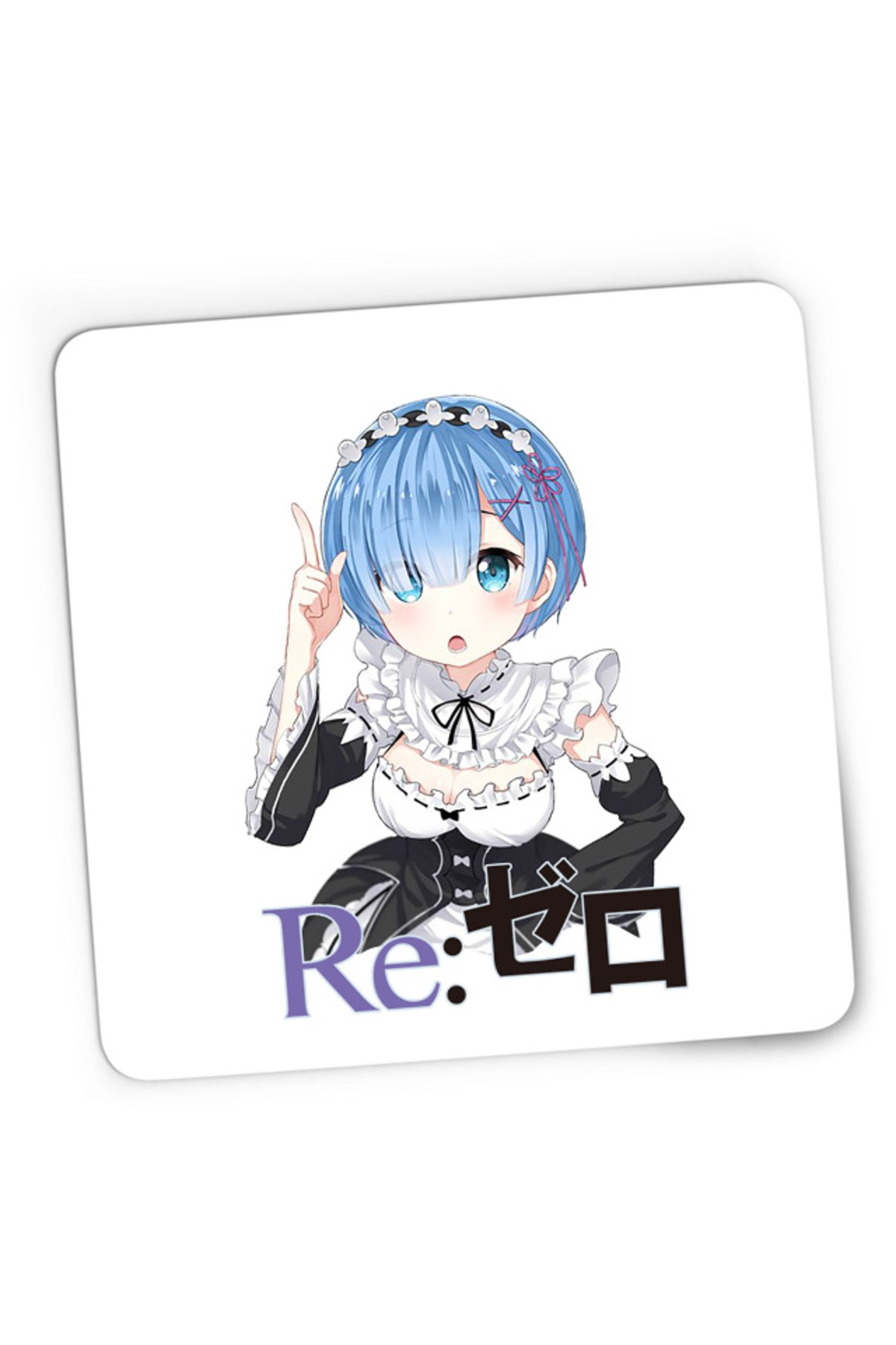 Mousepad Gaming Re Zero REM Doki Doki Best Waifu Demon, 21x19 cm