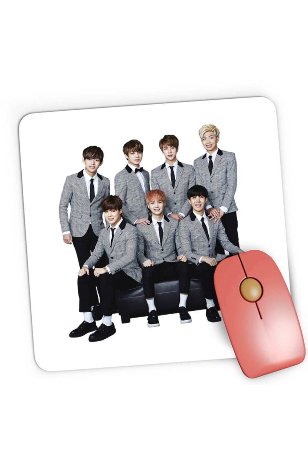 Mousepad Gaming BTS K-Pop Music Band MTV Winning Award V Jin, 21x19 cm