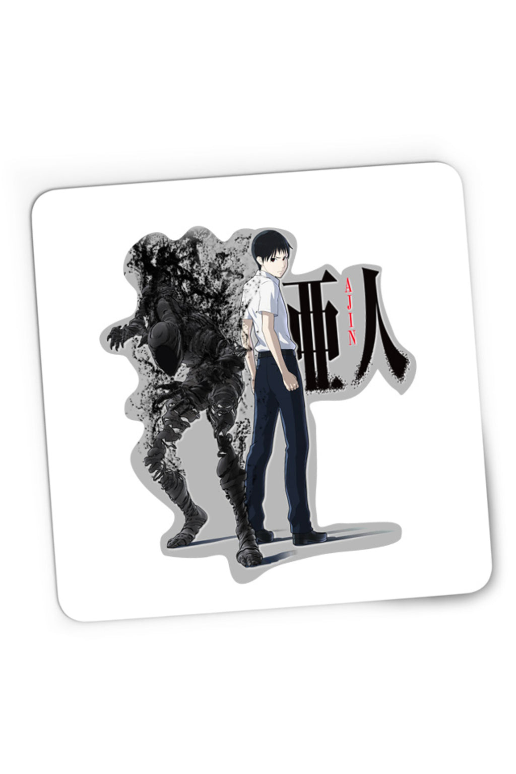 Mousepad Gaming Ajin Nagai Kei Horror Supranatural Monster, 21x19 cm