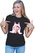 Tricou dama Re Zero Subaru Emilia Best Waifu Magic Another World