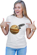 Tricou dama Star Trek USS Enterprise Starship Jupiter