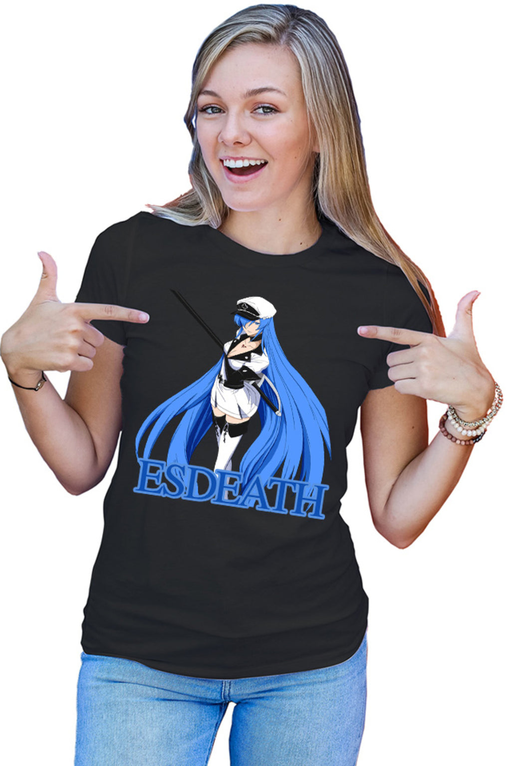 Tricou dama Akame ga Kill Esdeath Spadasin Otaku Bishoujo Gore