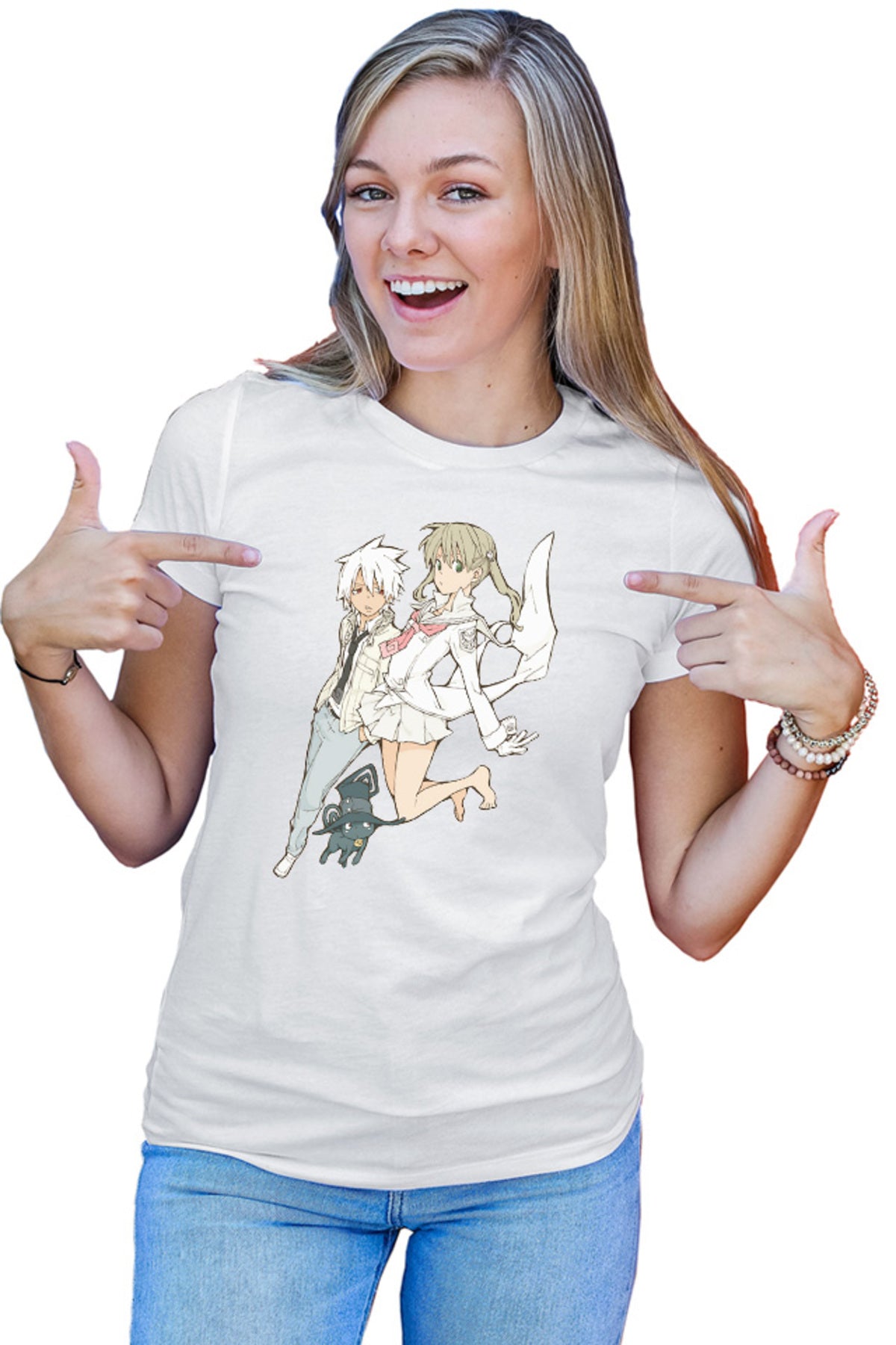 Tricou dama Soul Eater Black Star Maka Angel Version Manga