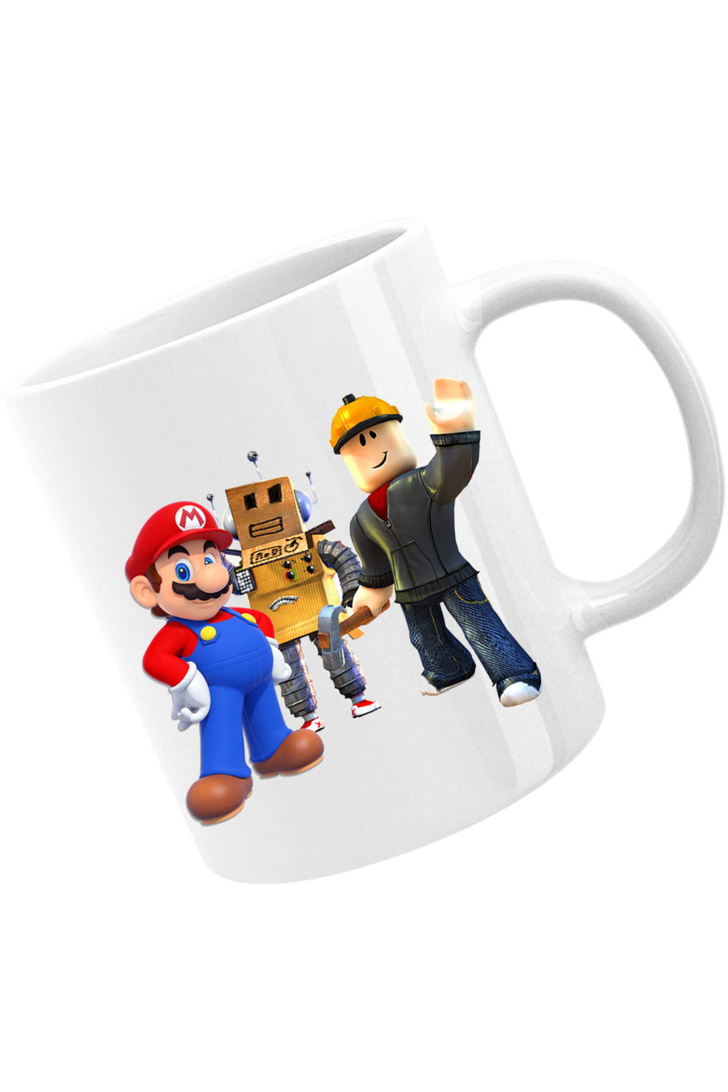 Cana Roblox Mario Video Game Robox Play, alba, 330 ml