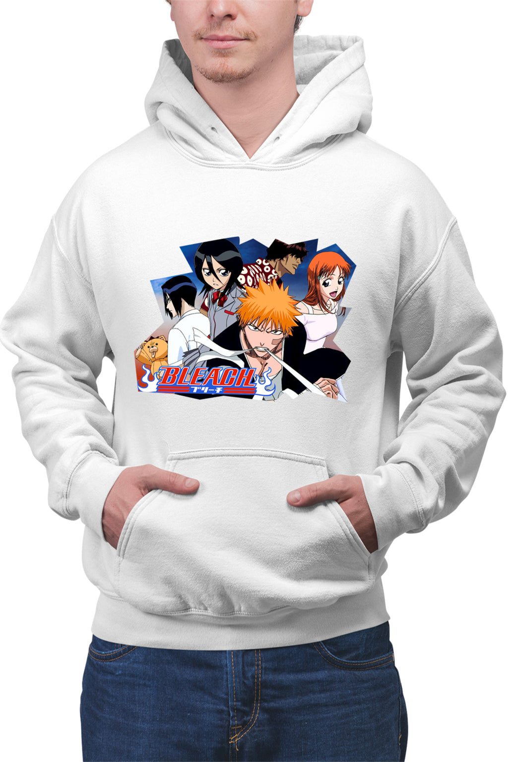 Hanorac barbati Bleach Ichigo Kurosaki Anime Manga Crew