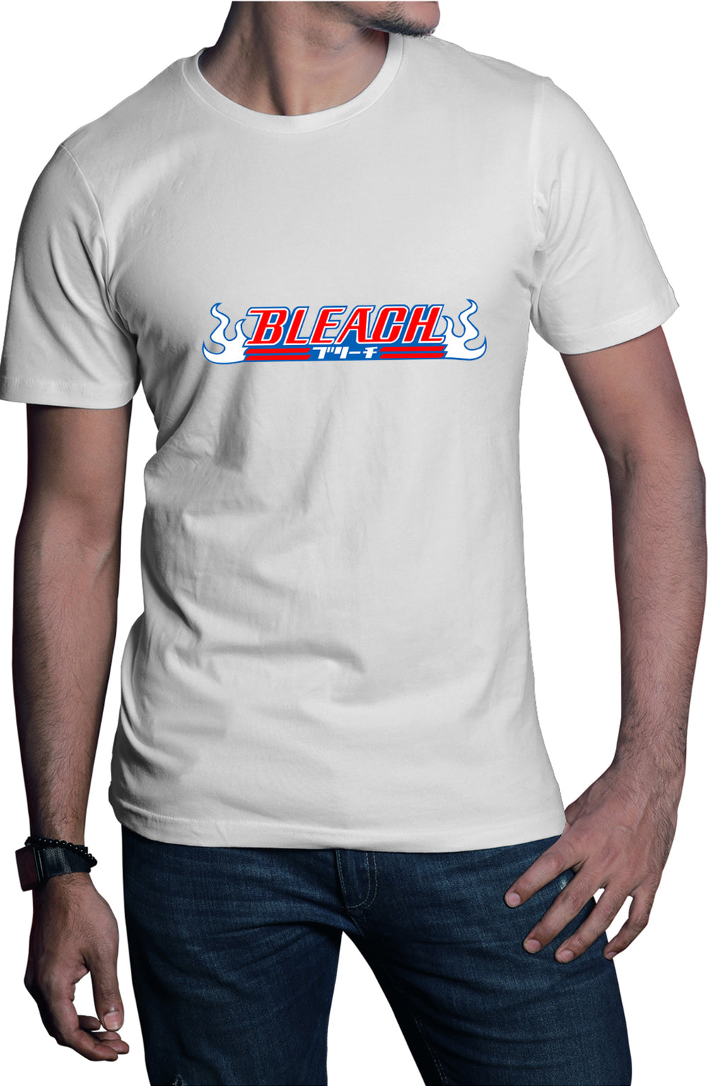Tricou barbati Bleach Logo Symbol Merch Master Waifu
