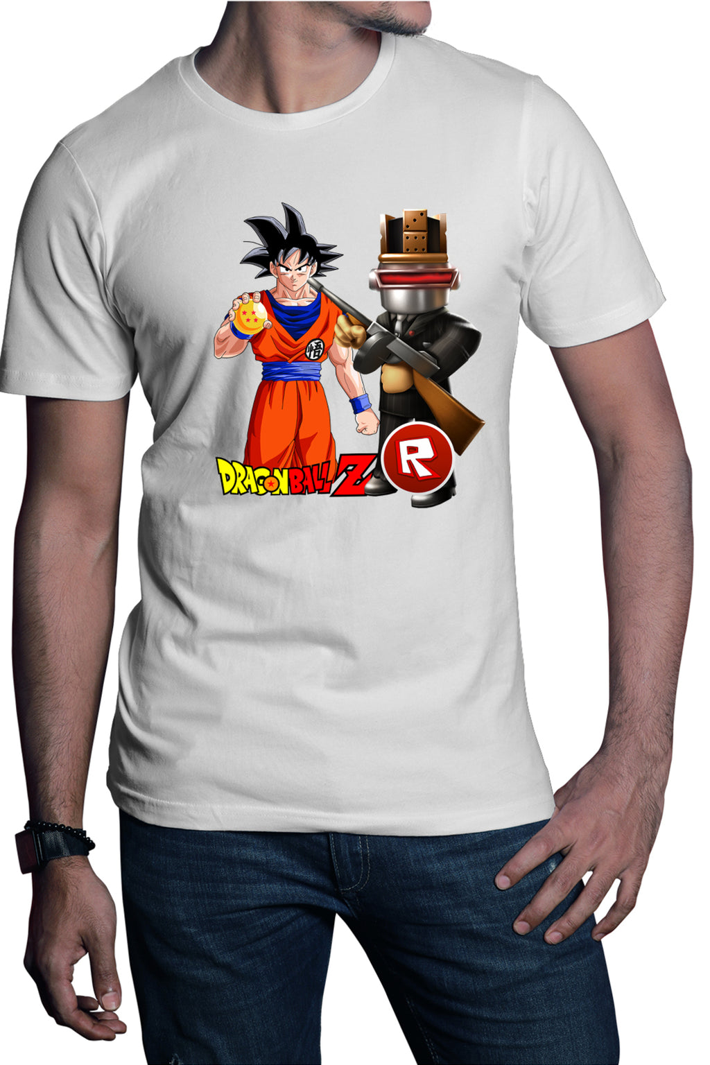 Tricou barbati Roblox Android Dragon Ball Z Songoku