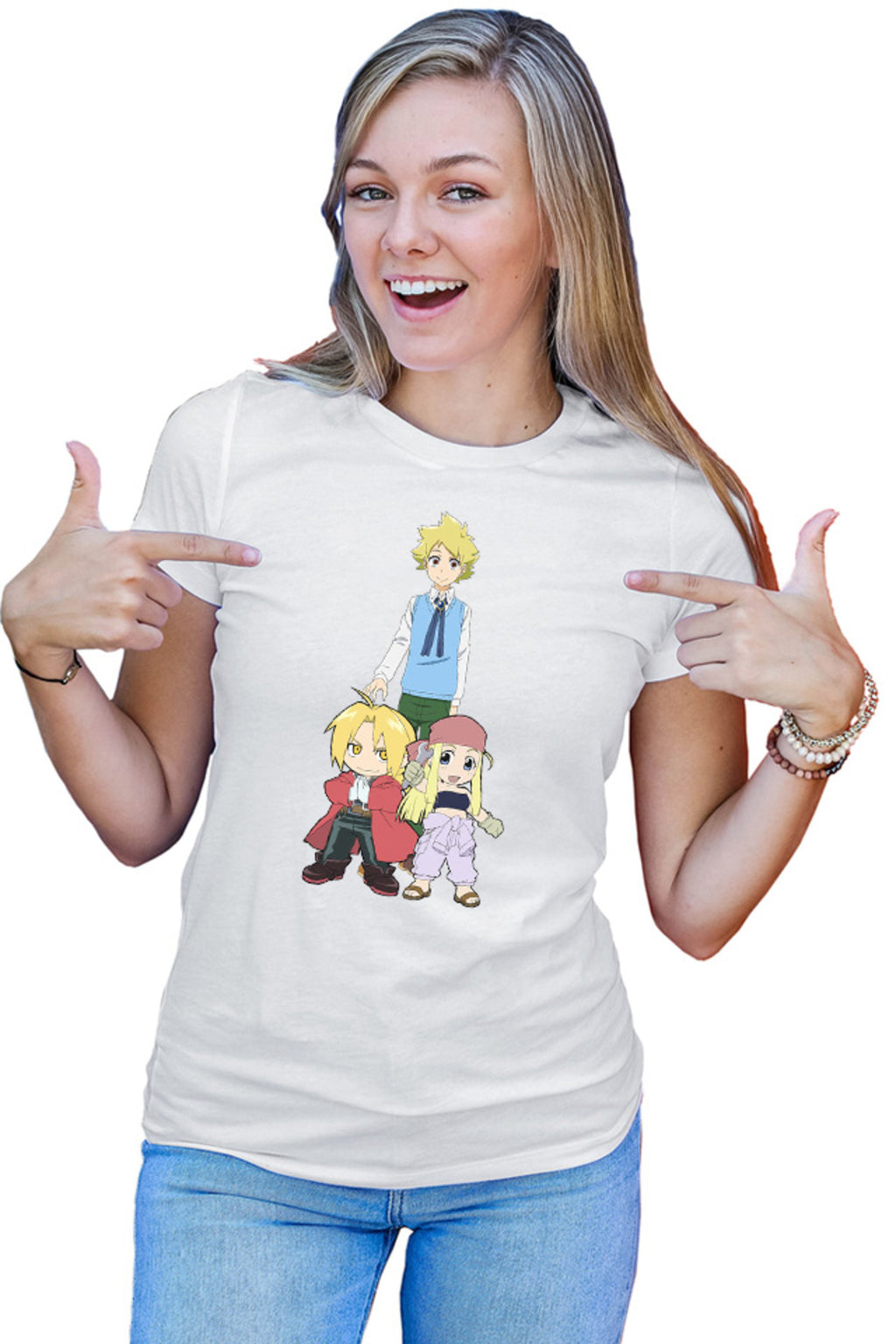 Tricou dama Muhyo Roji Kusano Jirou FMA Edward Lucy Exorcist Otaku