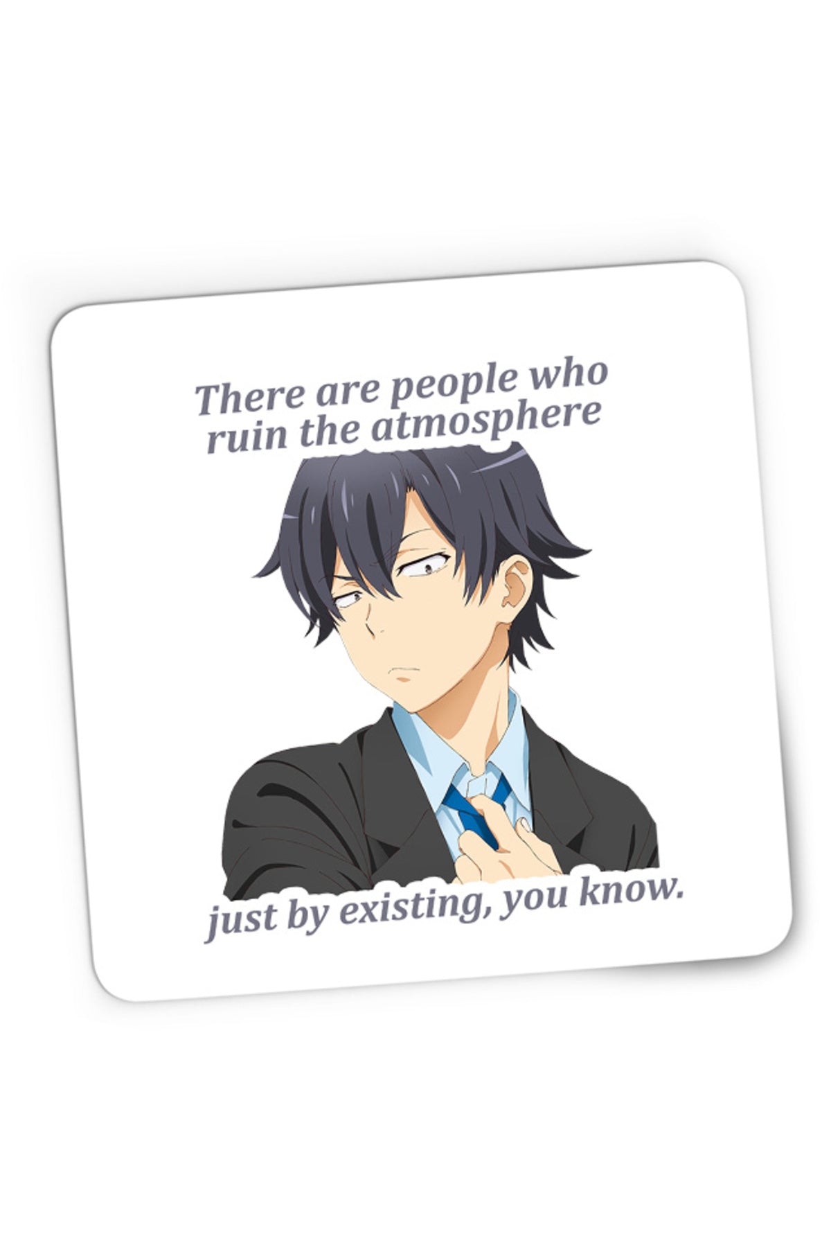 Mousepad Gaming OreGairu Hikigaya Cosplay Japan Trip, 21x19 cm